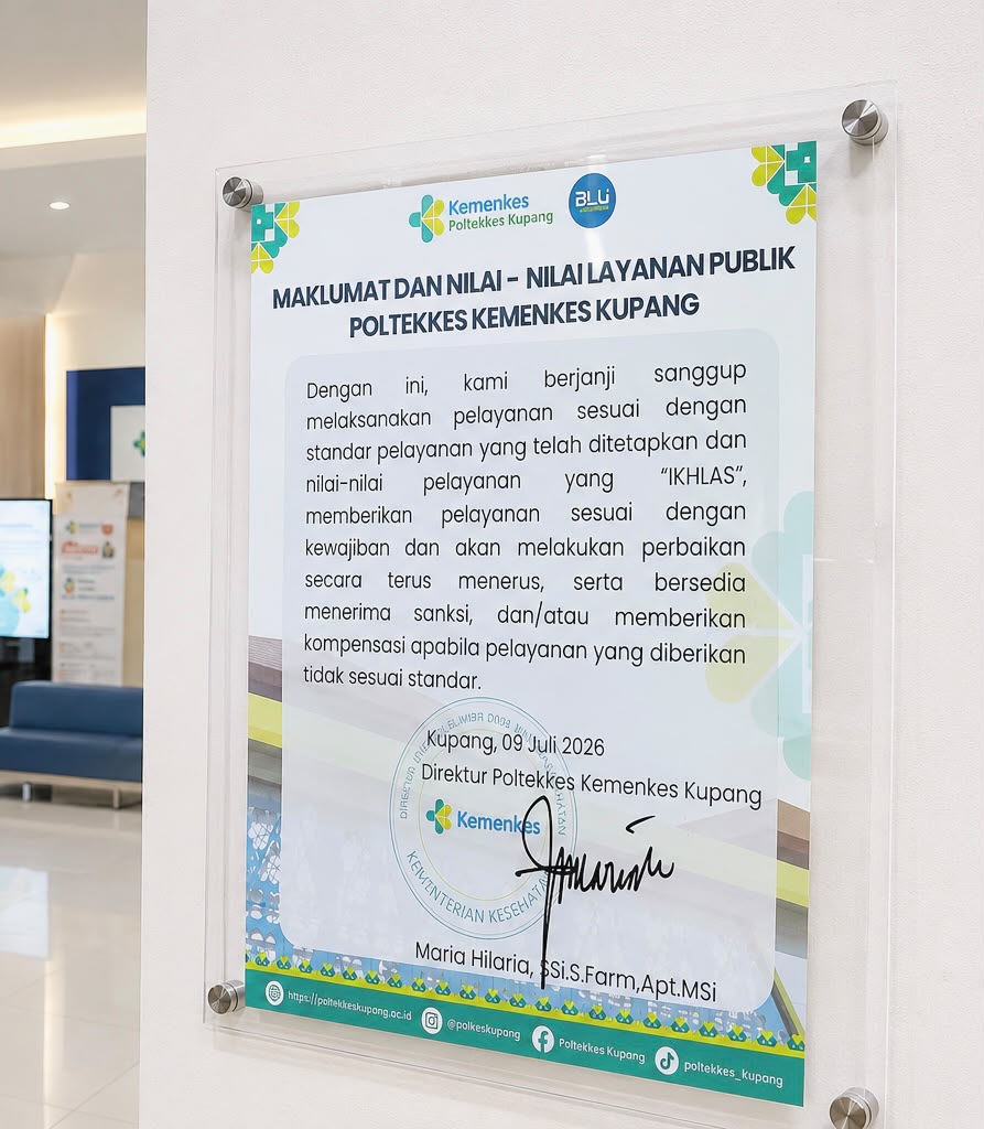 Nilai-Nilai Pelayanan IKHLAS Poltekkes Kemenkes Kupang